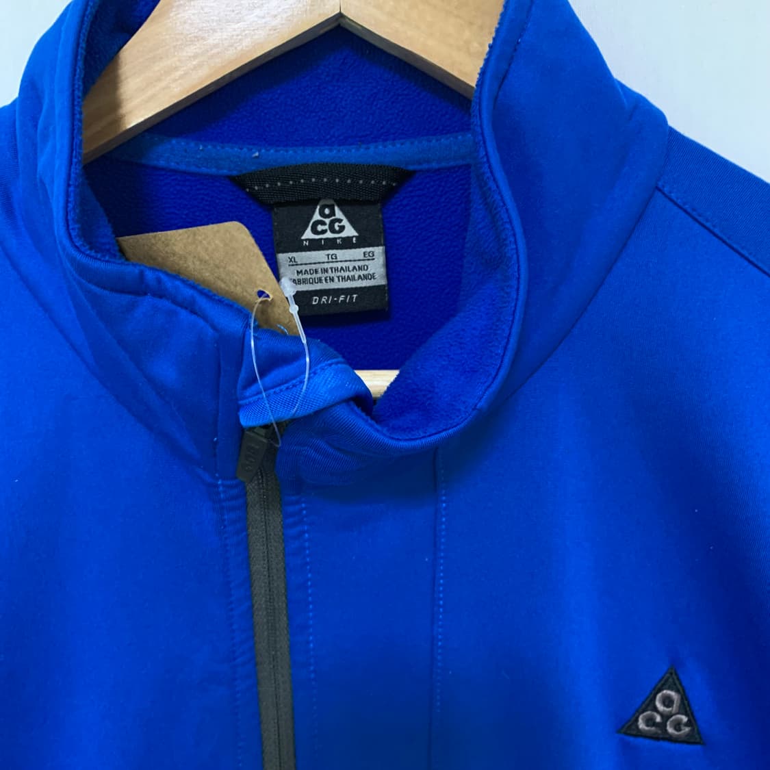나이키 ACG 블루 트레이닝 집업 져지 XL 빈티지 상품이미지3