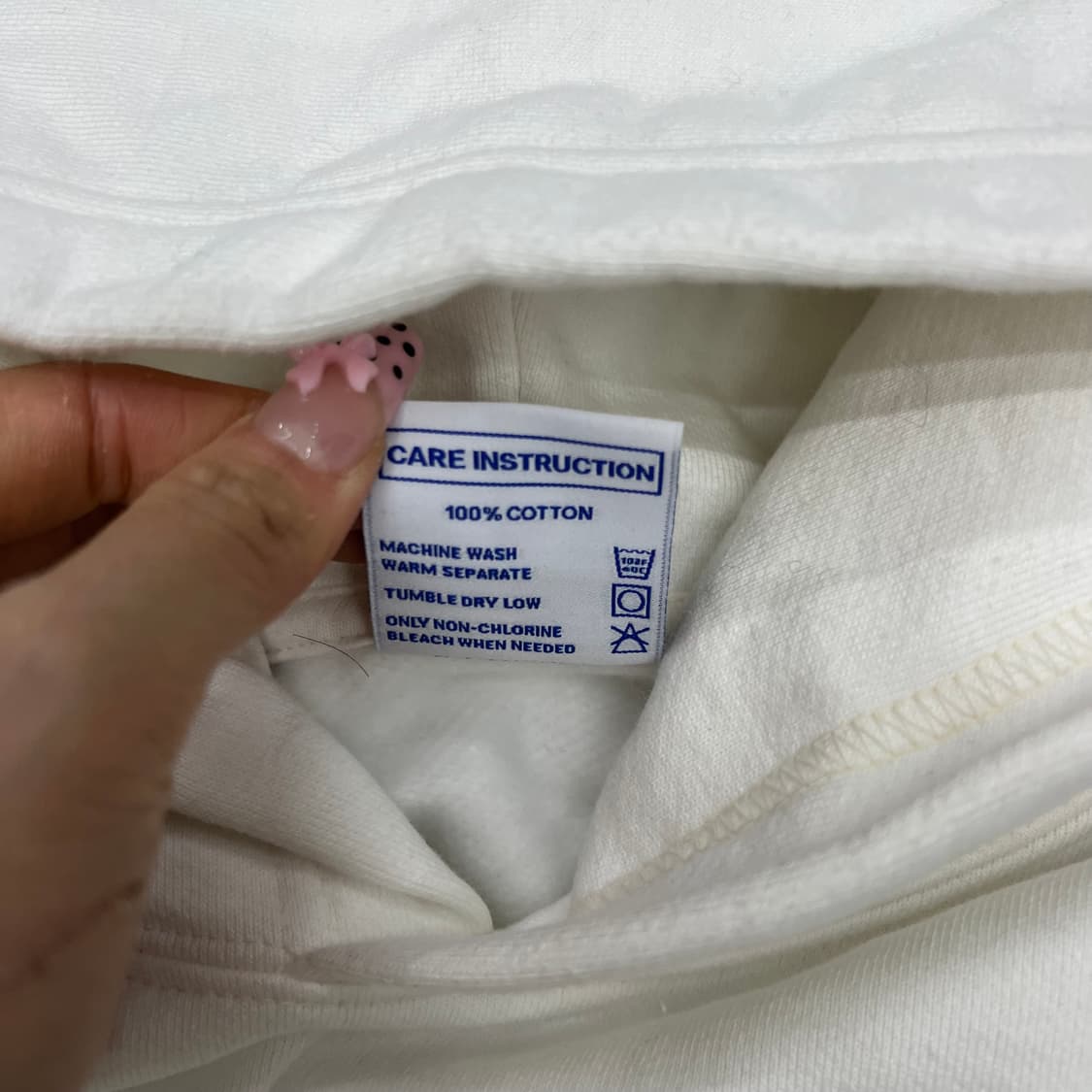 혼다 화이트 빅로고 후드 상품이미지3