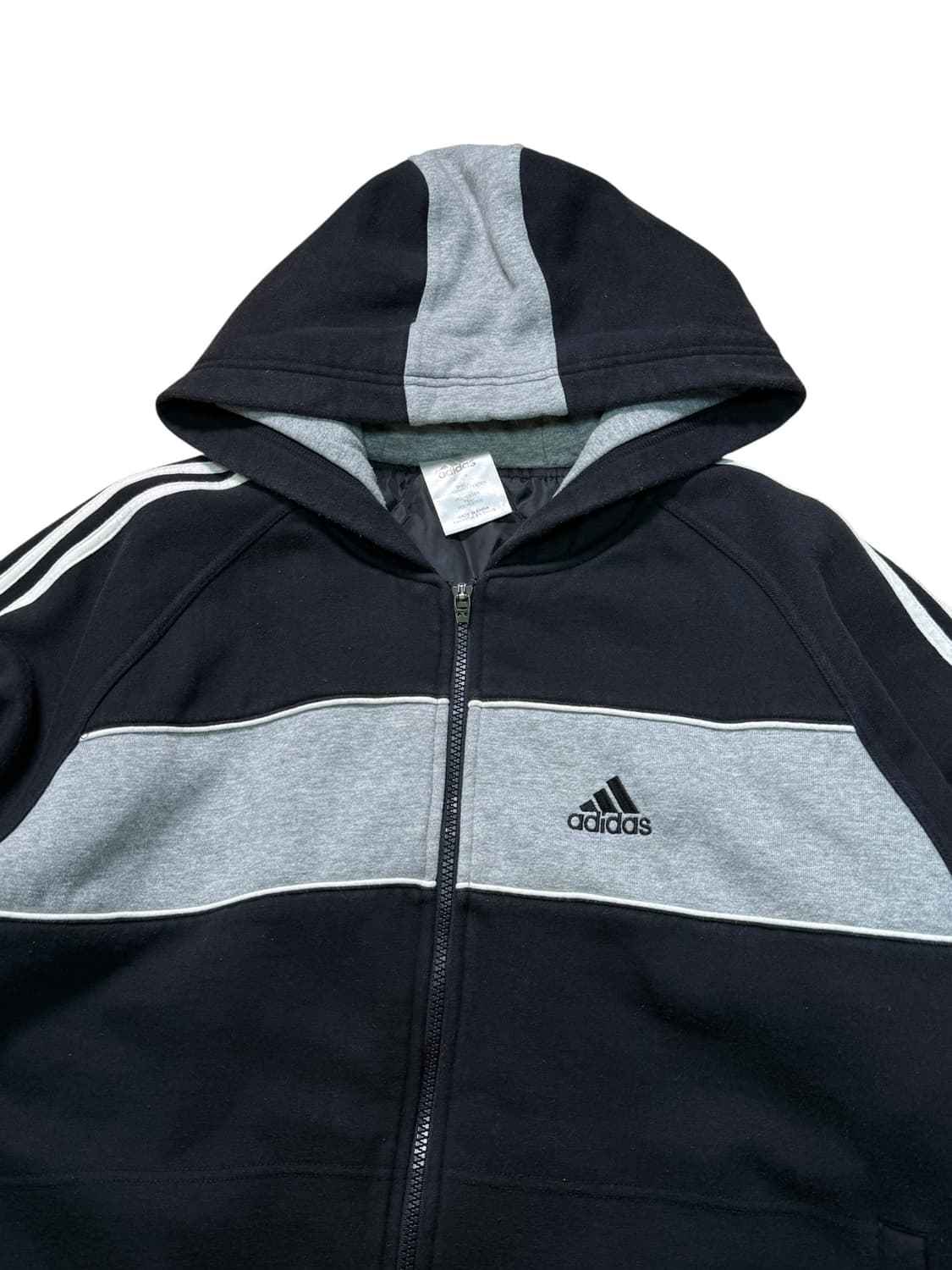 Adidas 아디다스 빅로고 후드 집업 상품이미지4