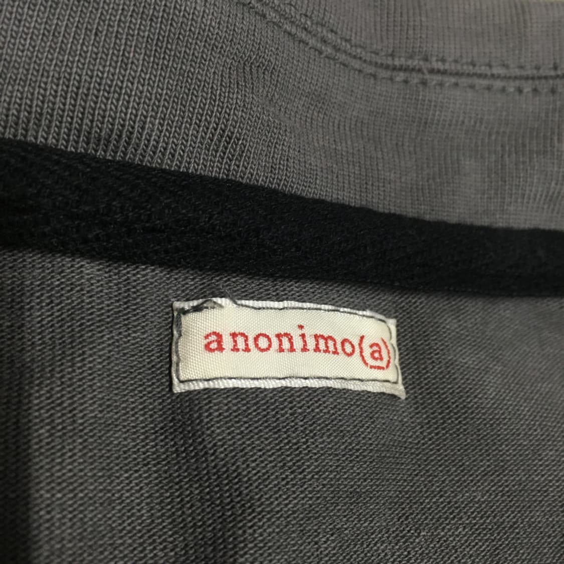 anonimo(a) 아노니모아노니마 하프집업 카라넥티 DD15 상품이미지2