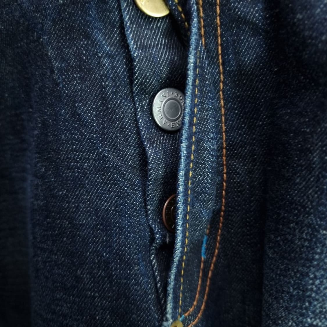 아르마니 빈티지 워시드 루즈 스트레이트 데님 팬츠 청바지 P01147  상품이미지6