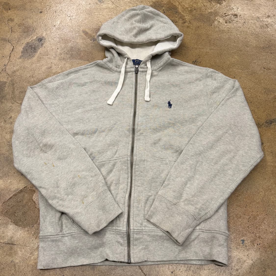 폴로 랄프로렌 그레이 후드집업 상품이미지2