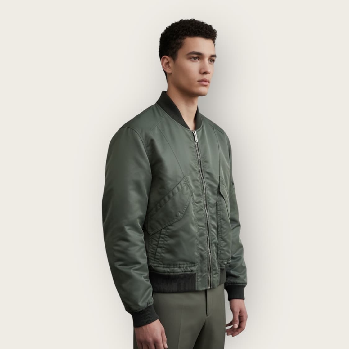 105/ 시스템옴므 MA-1 나일론 봄버 자켓 상품이미지1