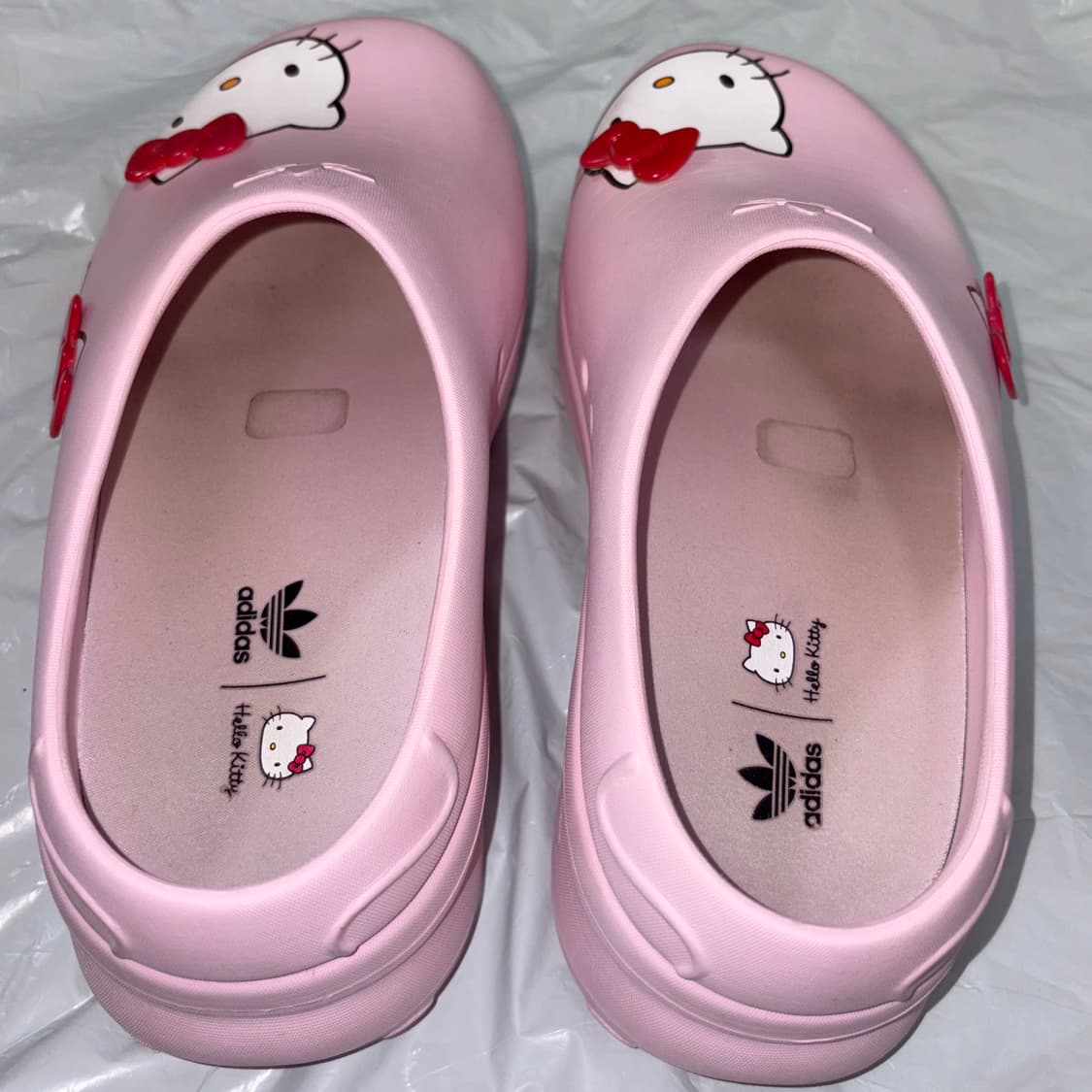 아디다스 헬로키티 아디폼 스탠 스미스 뮬 클리어 핑크 레드 255 상품이미지2