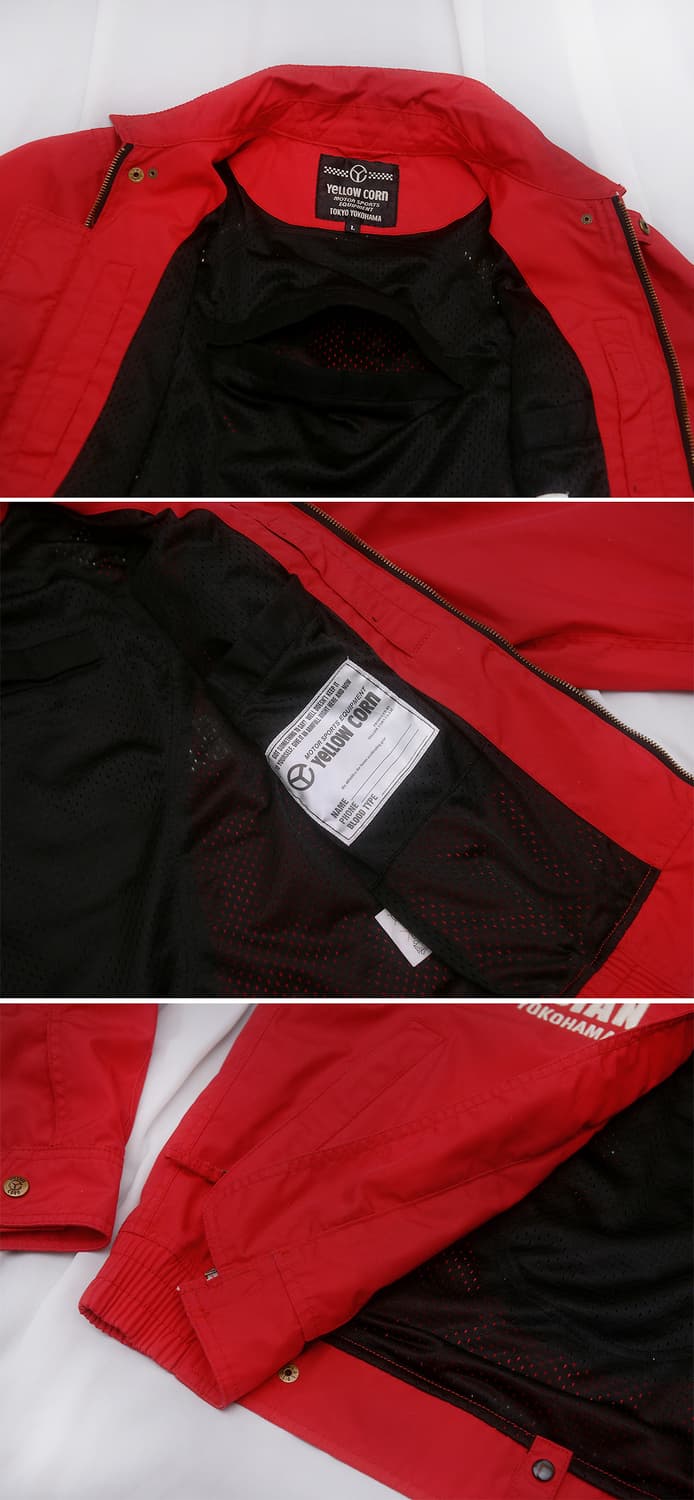 엘로우콘+슬레지 해머 봄.여름용 레이싱 라이더 숏자켓 (L / 100+) 상품이미지6