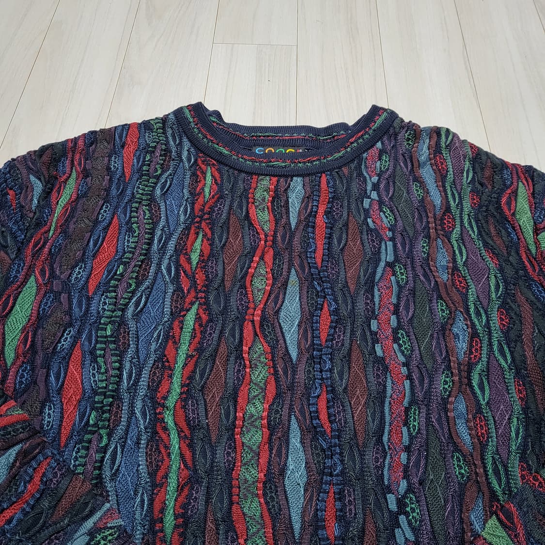 (m) 쿠지 coogi 니트 스웨터  케이블 니트 상품이미지7