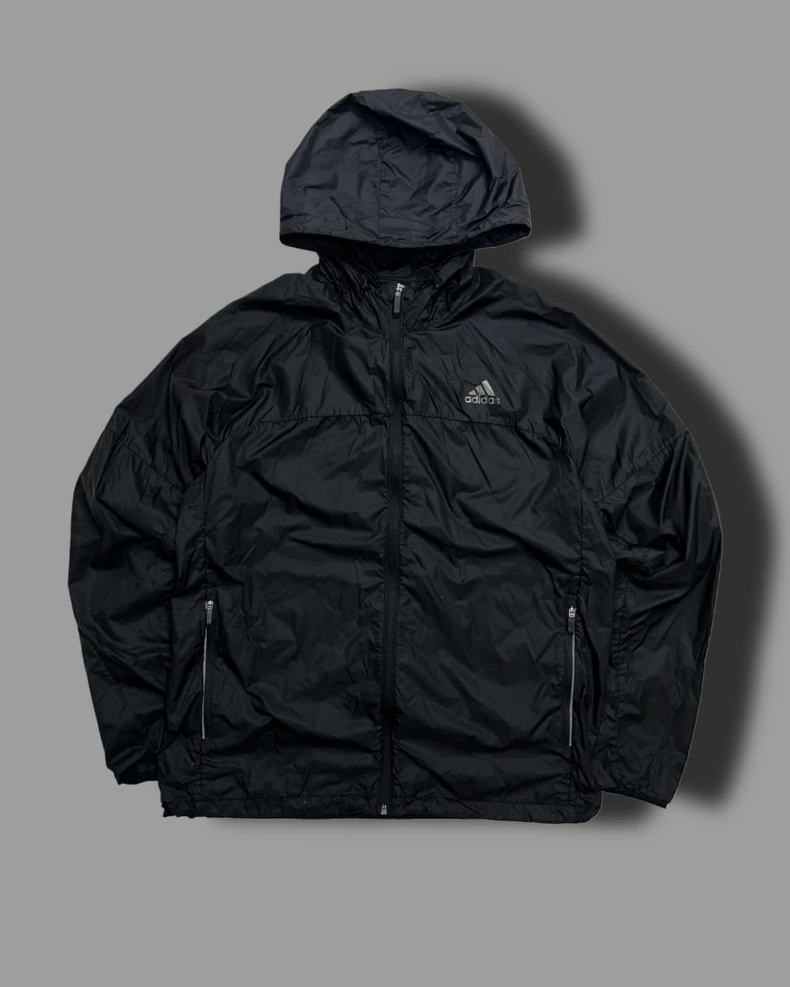 아디다스 블랙 윈드 브레이커 바람막이 XL 상품이미지4