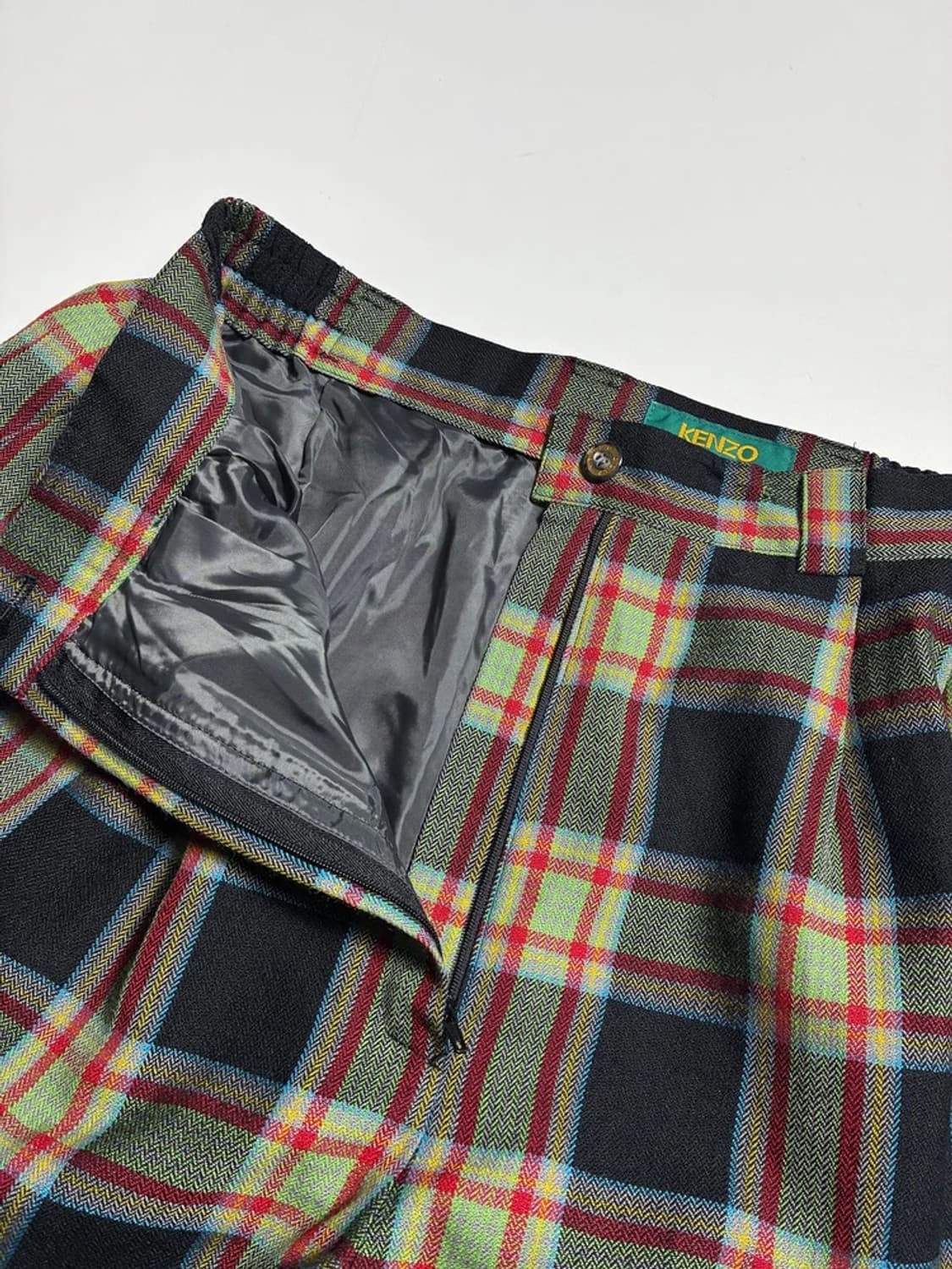 겐조 KENZO 골프 90's 체크 패턴 반바지 R2015 상품이미지3