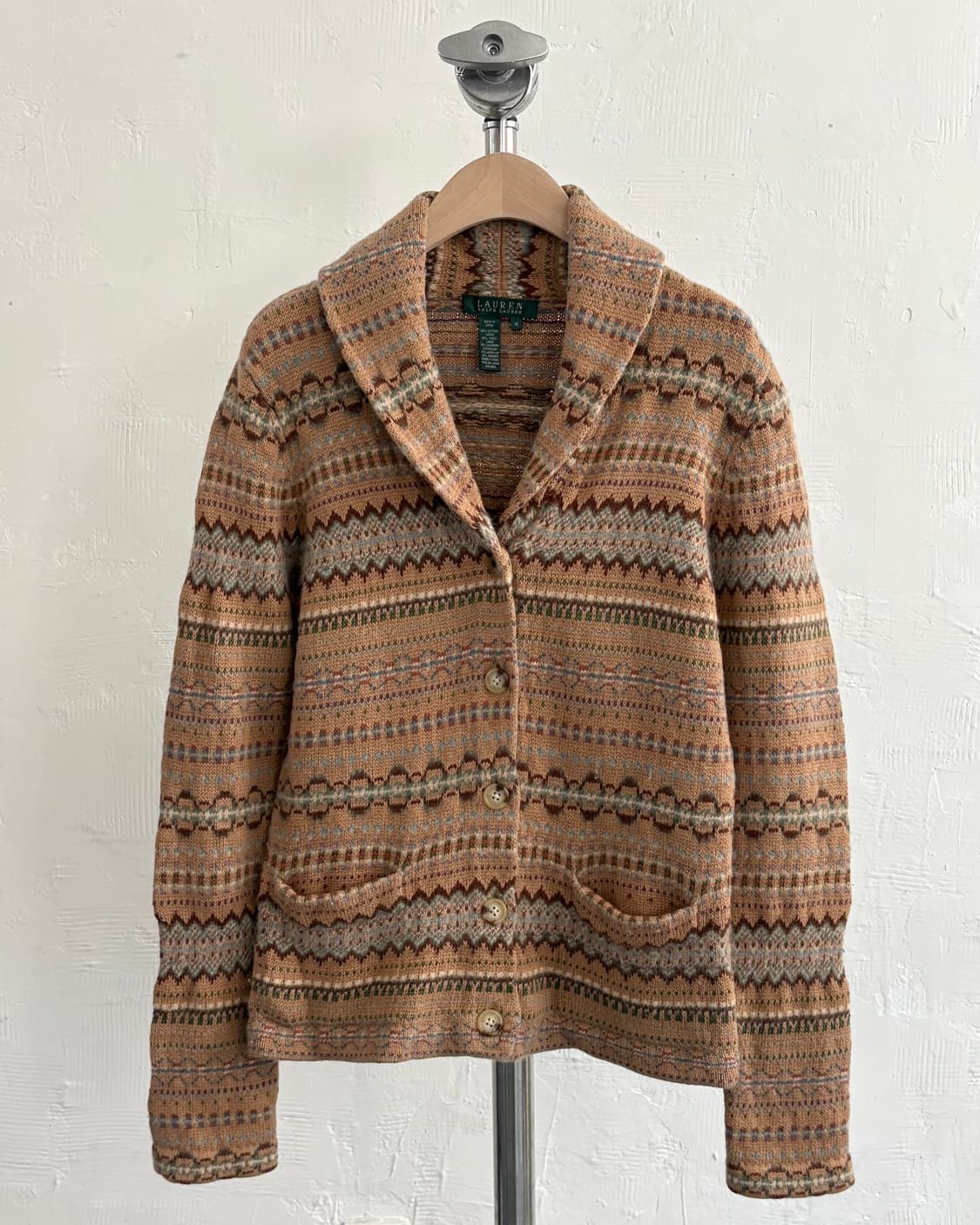 Ralph Lauren 랄프로렌 페어아일 숄칼라 가디건 상품이미지1