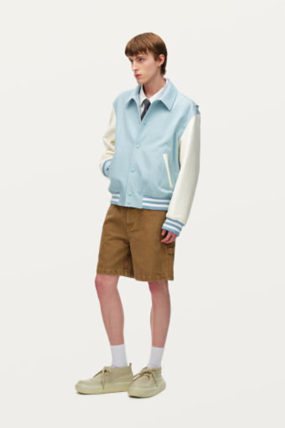 솔리드옴므 블루데님 바시티자켓 상품이미지2