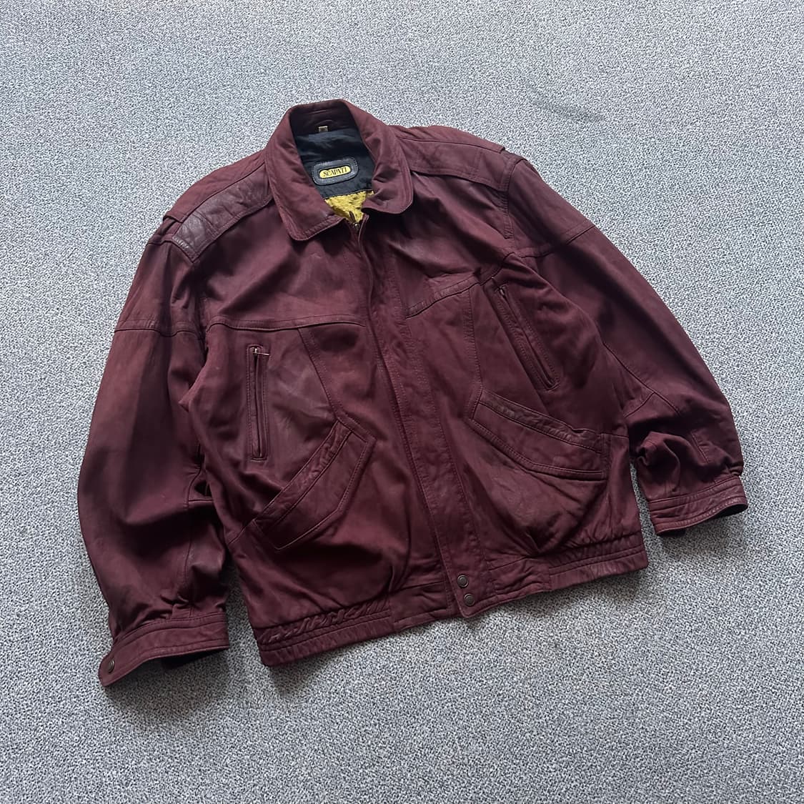 Scapati 버건디 자켓 상품이미지1