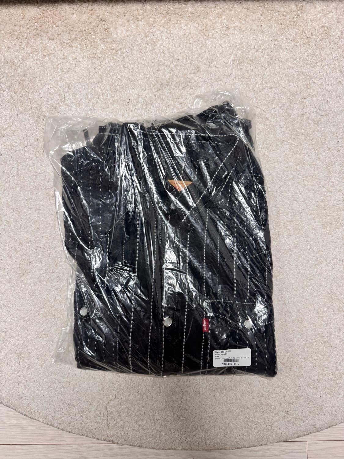 데님 티어스 피스 패치워크 웨스턴 셔츠 L사이즈 상품이미지3