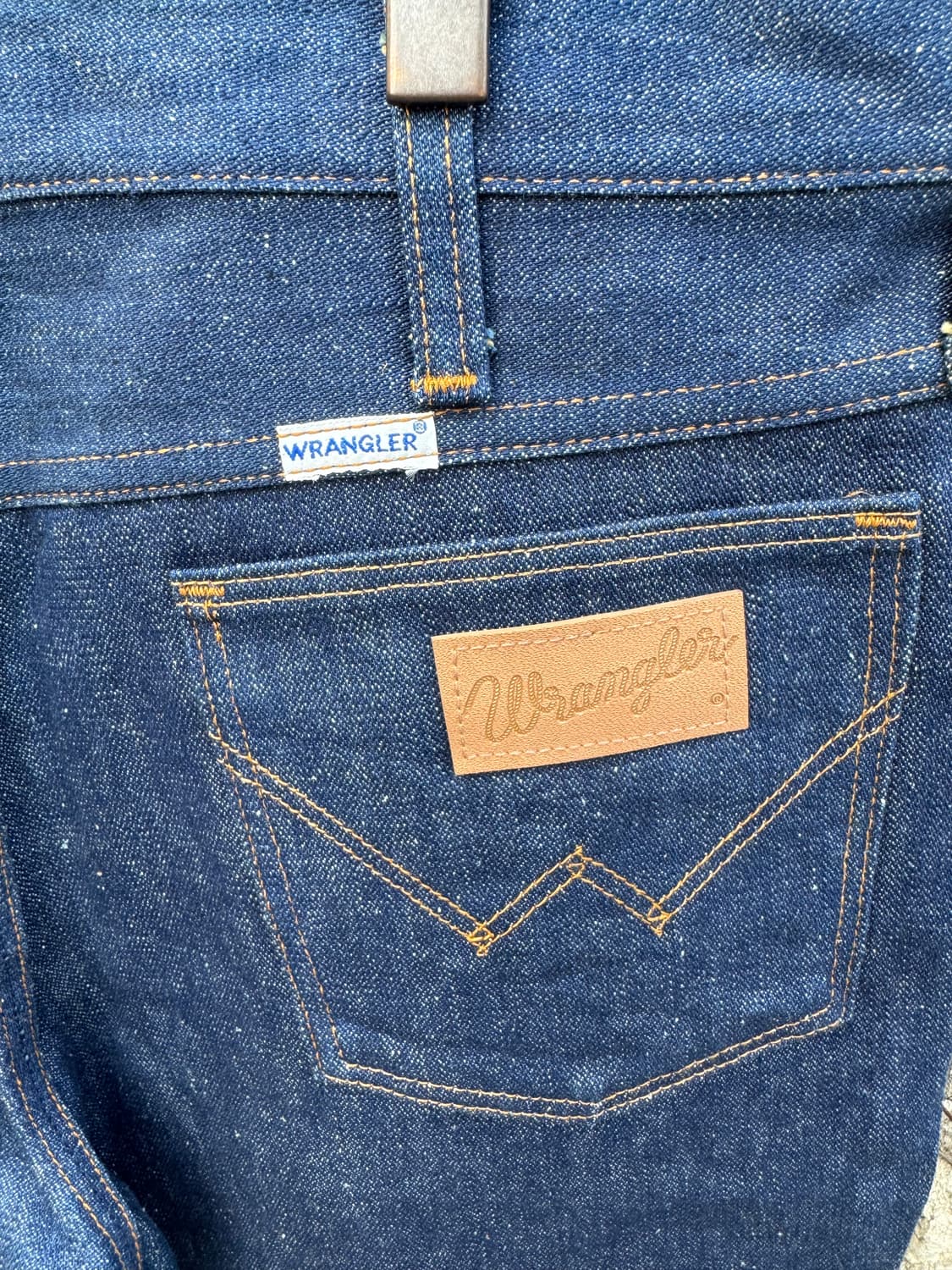 80s 랭글러 빈티지 911den 스트레이트핏 데님 팬츠 데드스탁 상품이미지6