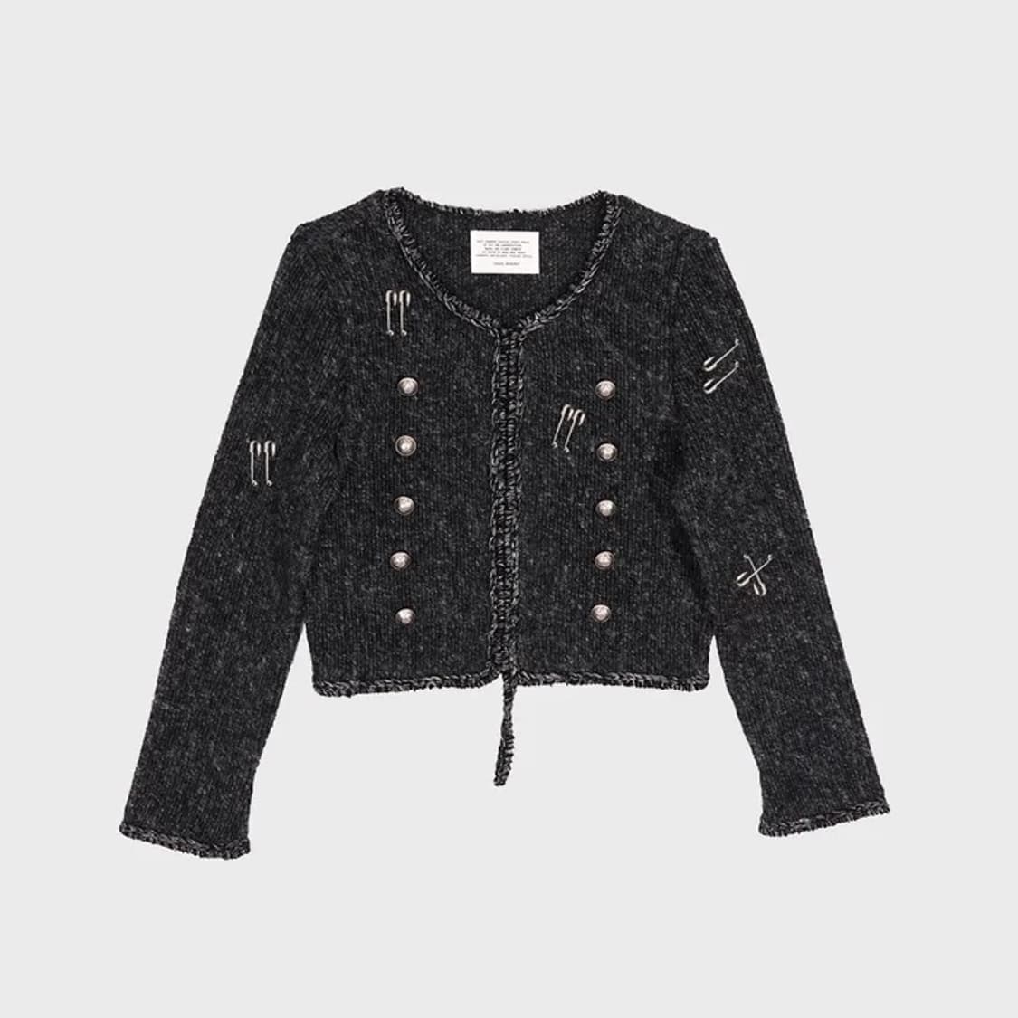 [Dared] CREST DOUBLE BUTTONKNIT CARDIGAN 상품이미지1