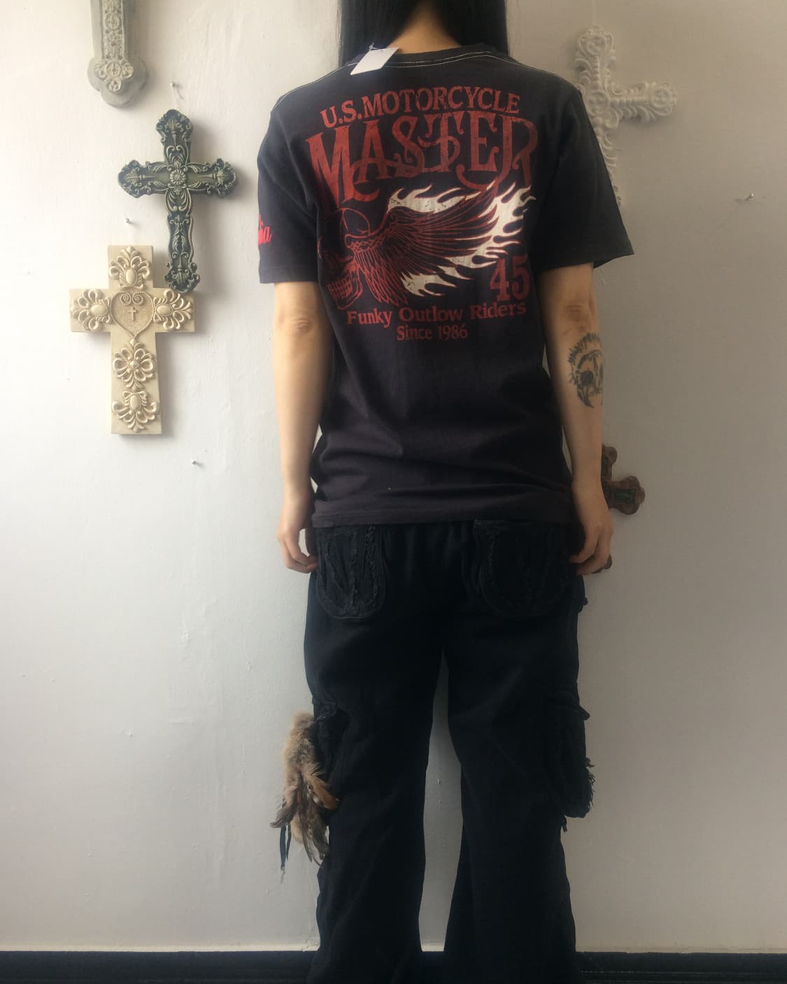 Skull printing t shirt 상품이미지1