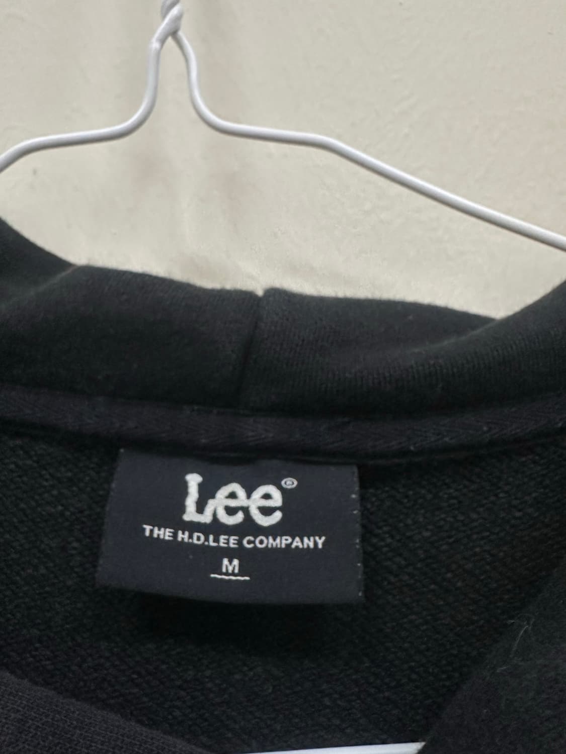 LEE 블랙 후드티 상품이미지2