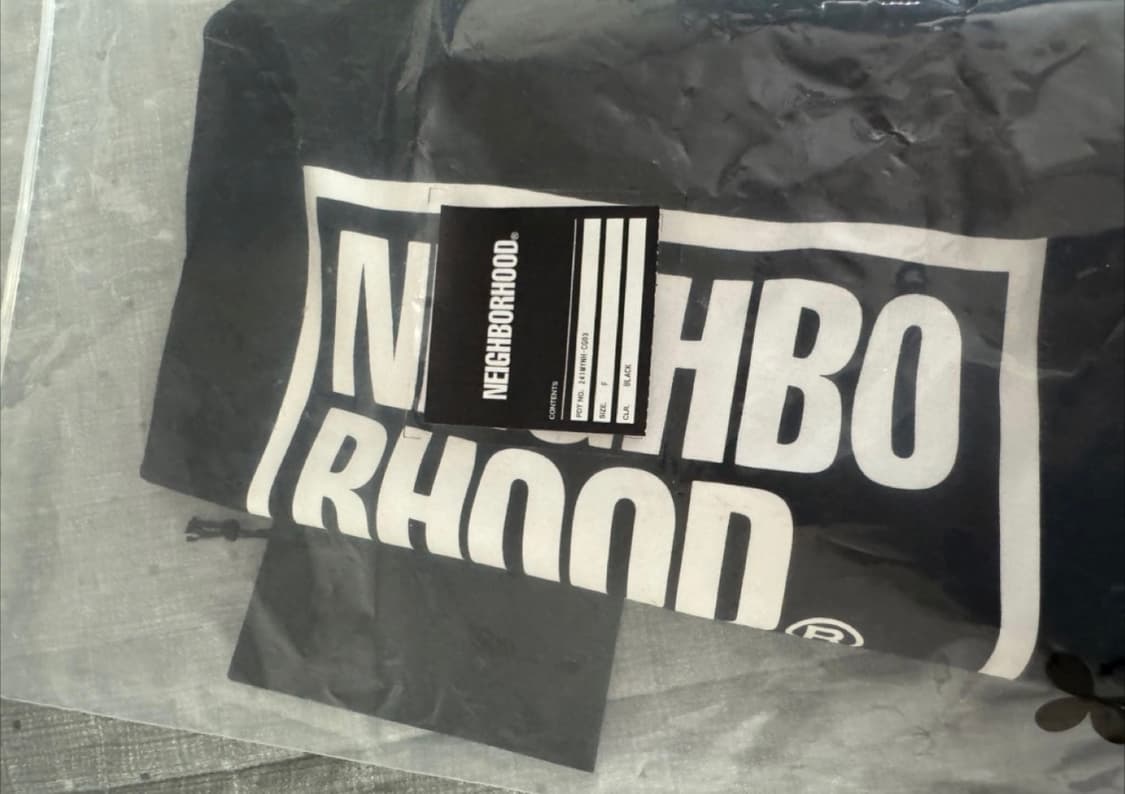 24FW 네이버후드 로고 토트백 상품이미지5