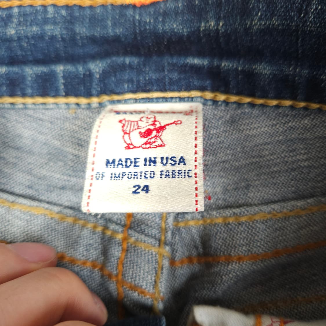 트루릴리전 로우라이즈 부츠컷 데님팬츠  상품이미지5