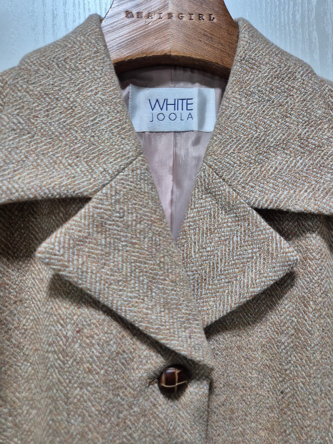 화이트주아 헤링본 자켓 상품이미지7