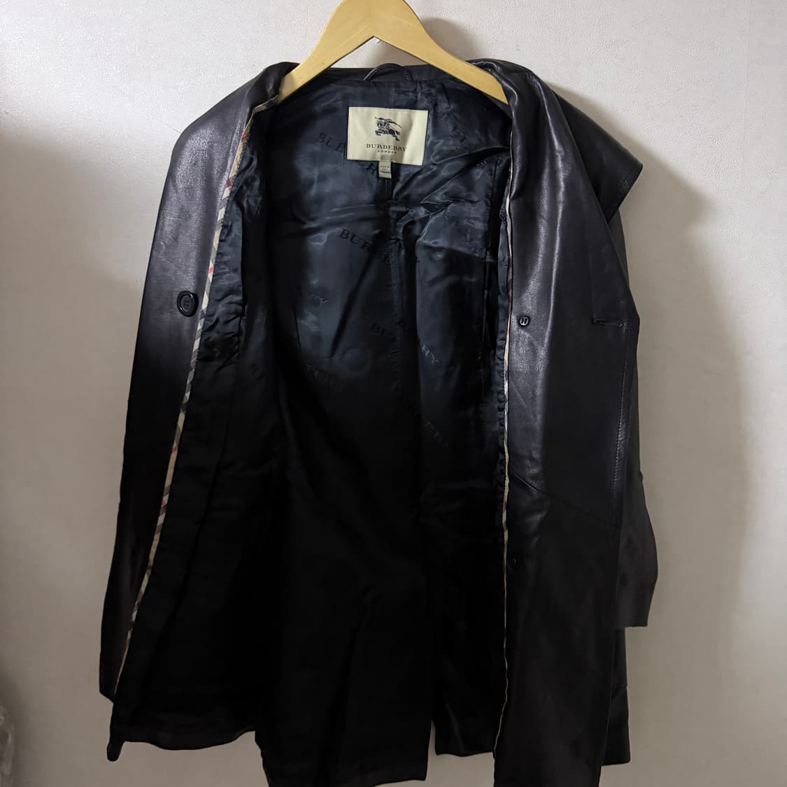 버버리 램스킨 트렌치 견장코트 USA4사이즈 (여성 55정도) 상품이미지9
