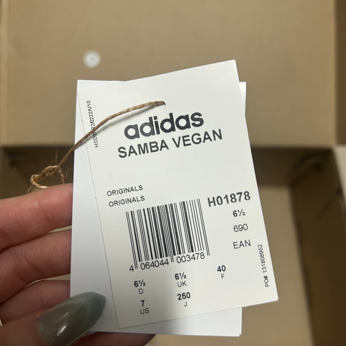 아디다스 삼바 비건 블랙 250 상품이미지3