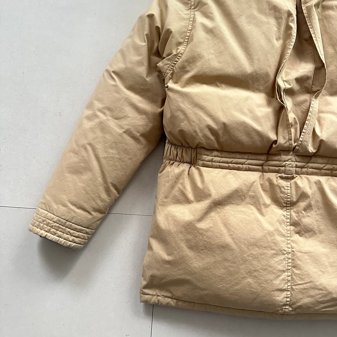 네이버후드 MIL 밀리터리 다운 파카 베이지 XL  상품이미지10