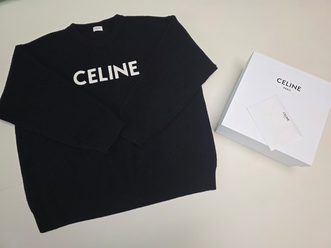 셀린느 리브드울 니트 상품이미지1