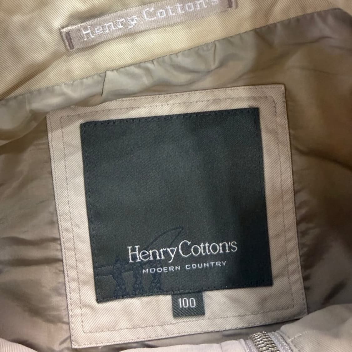 100 헨리코튼 헌팅 자켓  상품이미지3