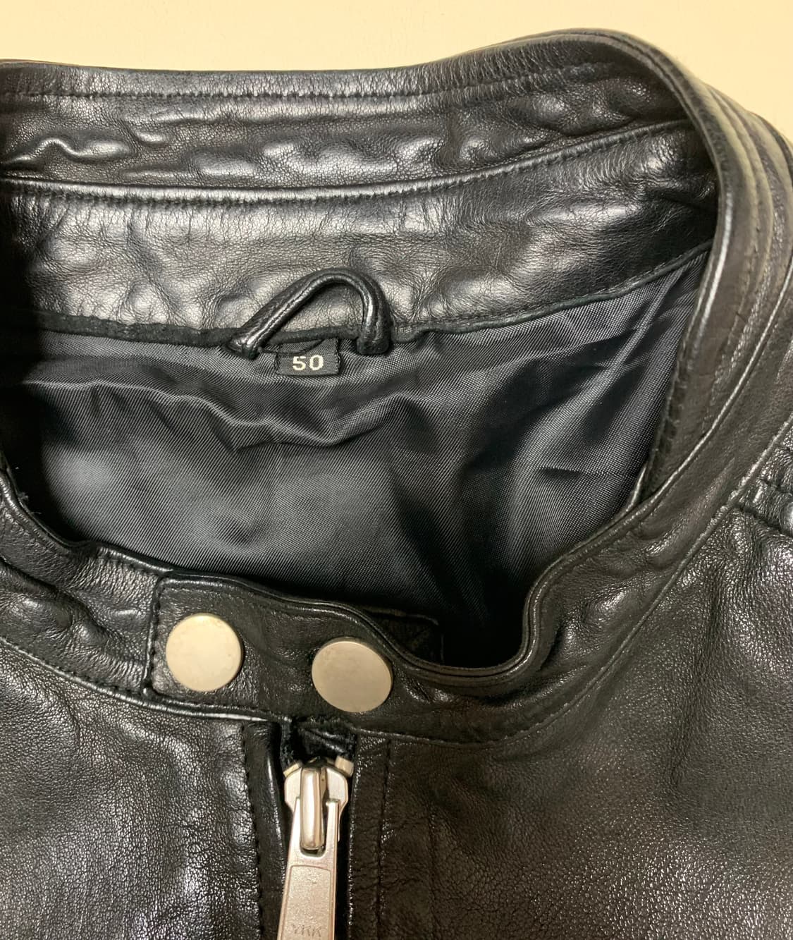 이태리 원단 레더봄버 자켓(양가죽) 상품이미지4