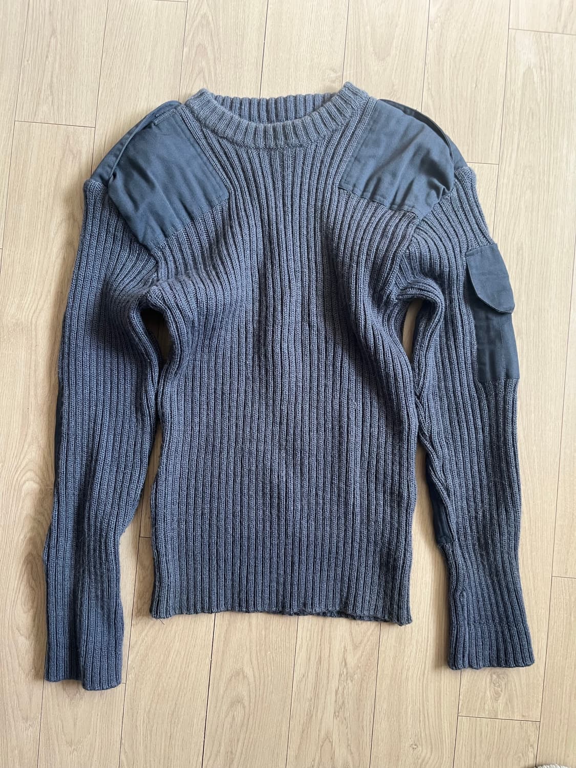 뉴질랜드 밀리터리 헤비 립 니트 (Jersey Man’s Heavy Bl 상품이미지1