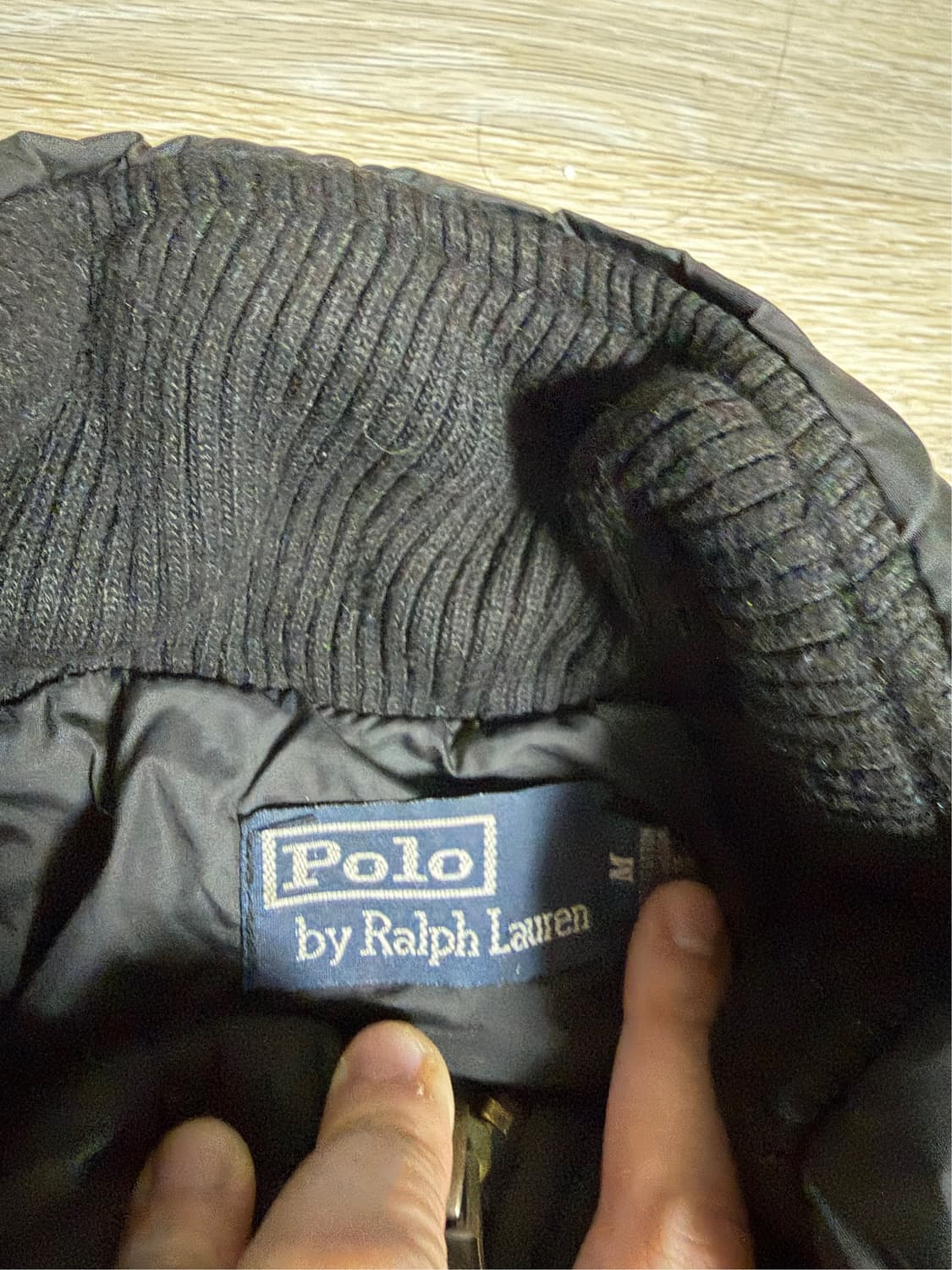 폴로 빅포니 브리튼 패딩 블랙 M 상품이미지5