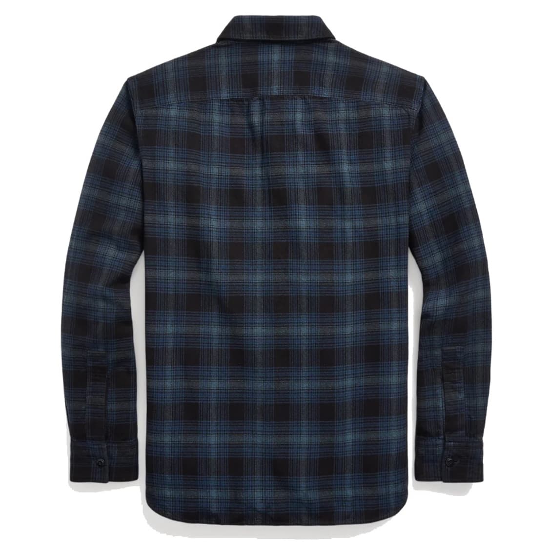 [M] RRL 더블알엘 블루 블랙 체크 셔츠 상품이미지2