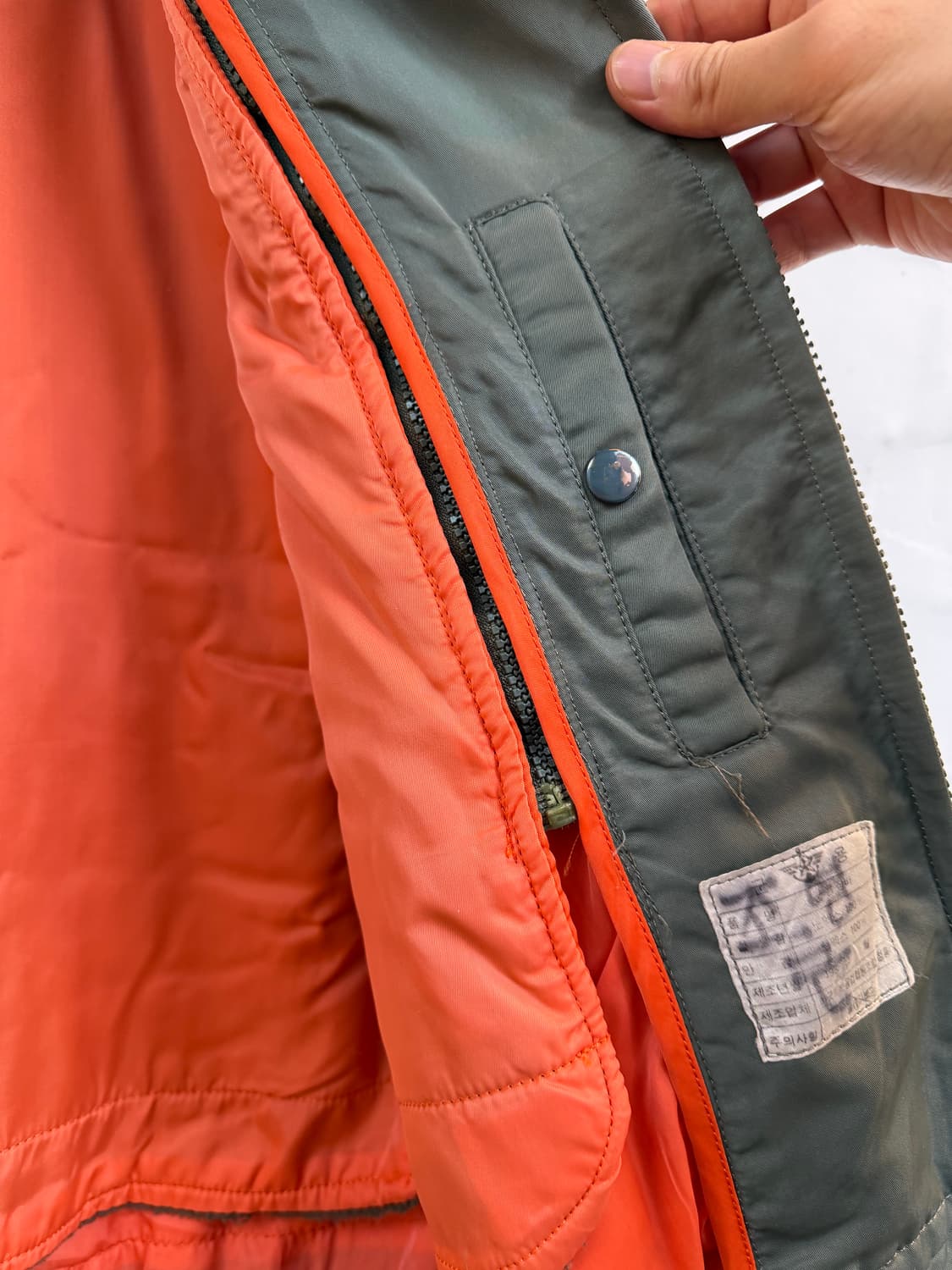 Military 80s 군용 장교 플라이트 자켓 잠바 상품이미지4