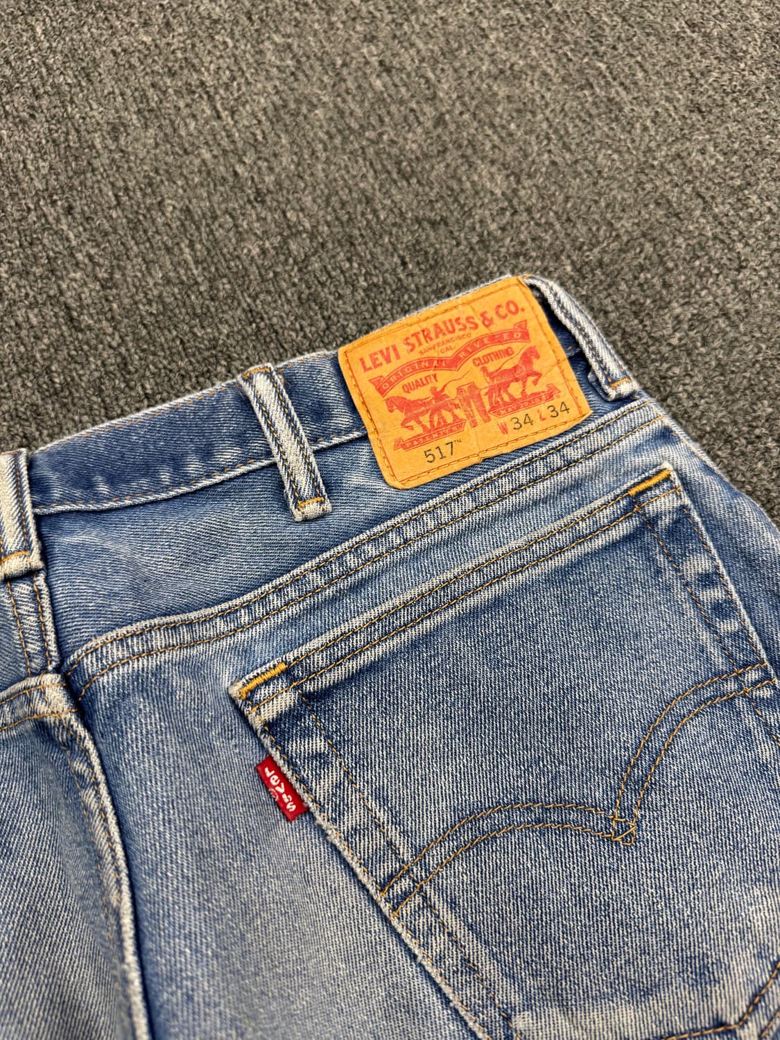 34)리바이스 517 빈티지 중청 부츠컷 데님팬츠 상품이미지9