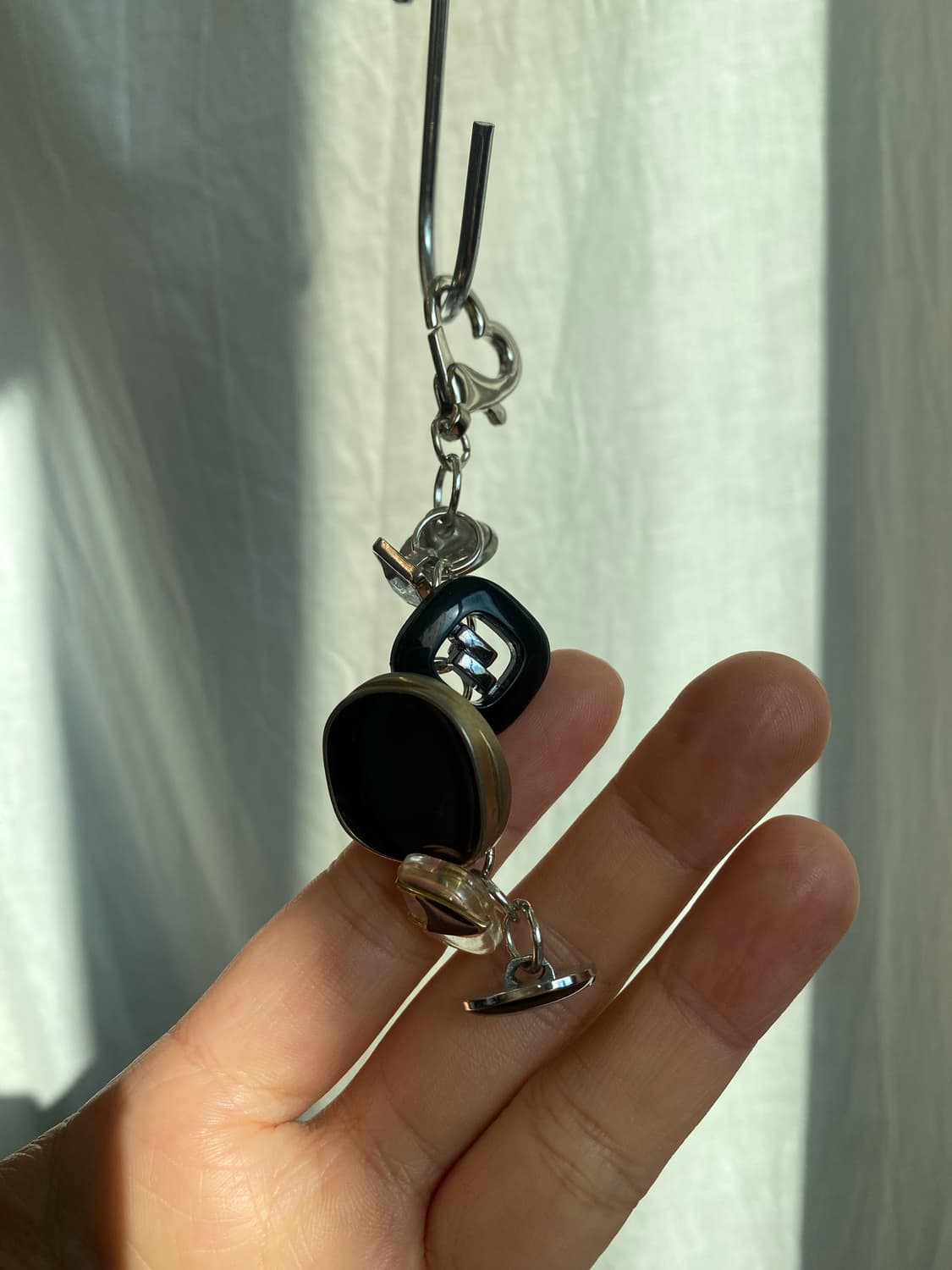 vintage button keyring_dark 상품이미지4