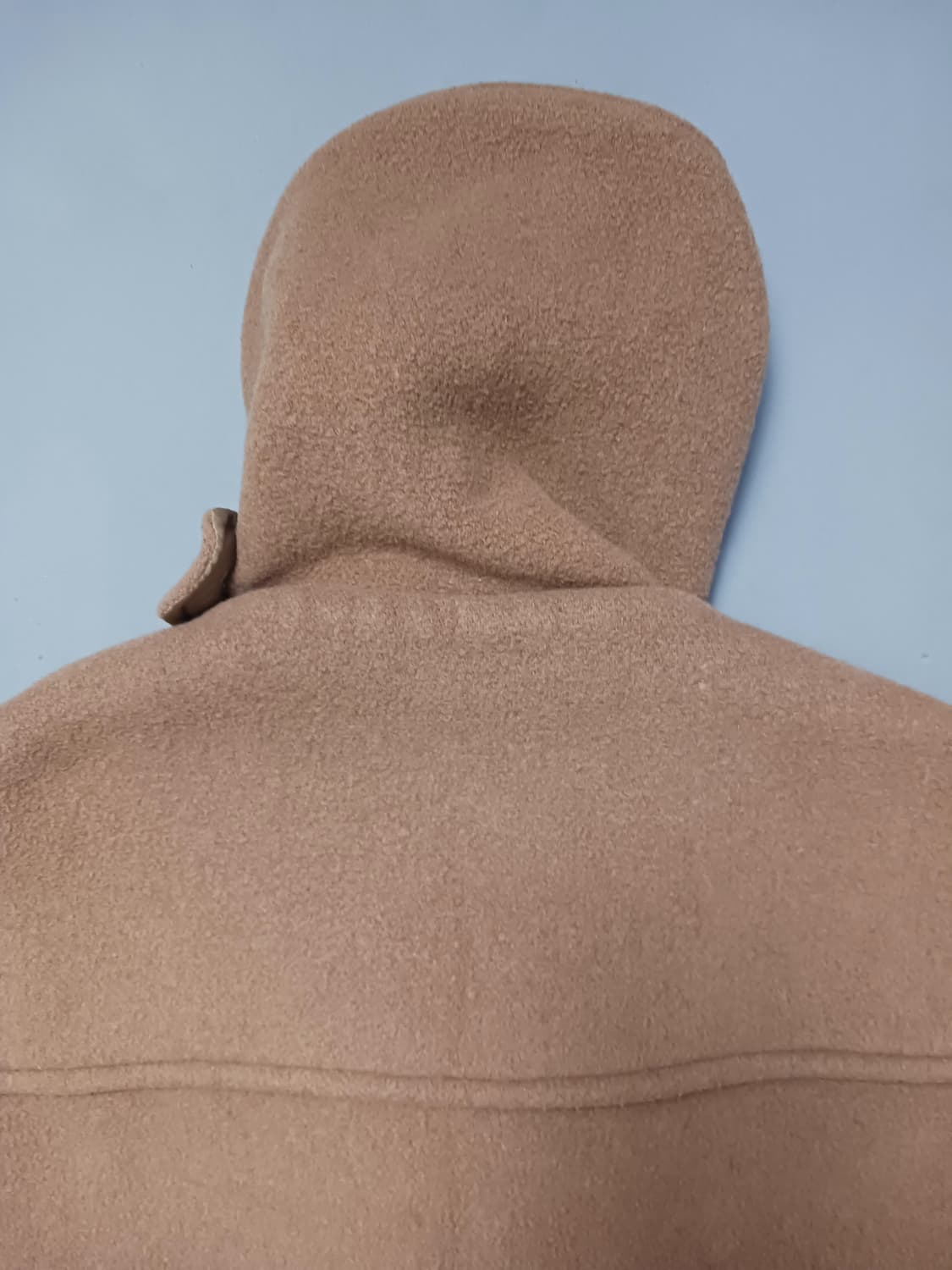 [L] 버버리 런던 떡볶이 브라운 후드 울 코트 상품이미지9