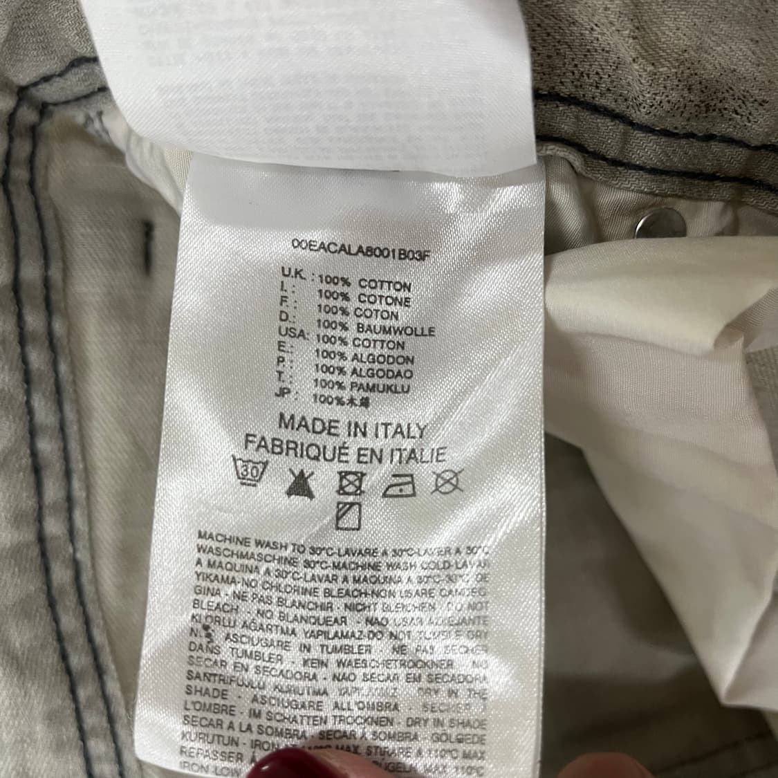 [31] 디젤 워싱 데님 청바지 0114M1 상품이미지4