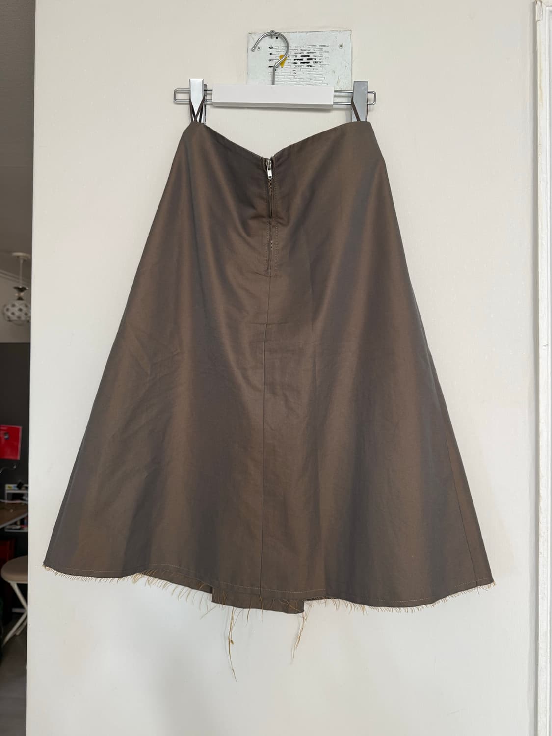 낫띵에브리띵 raw detail midi skirt 스커트 상품이미지9