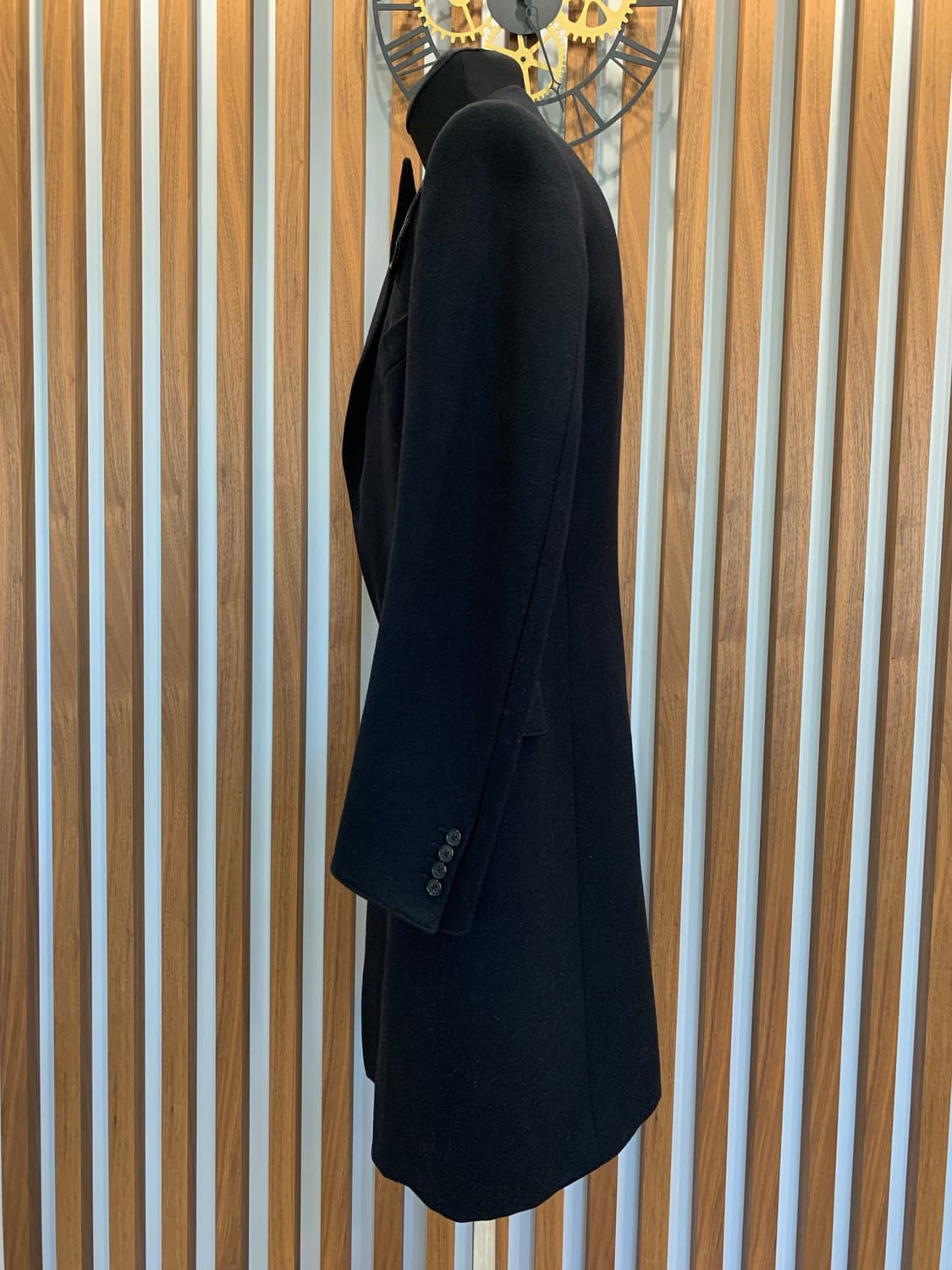 HERMES 에르메스 싱글코트(울/디테일-레더)46 사이즈-해외발송 상품이미지3