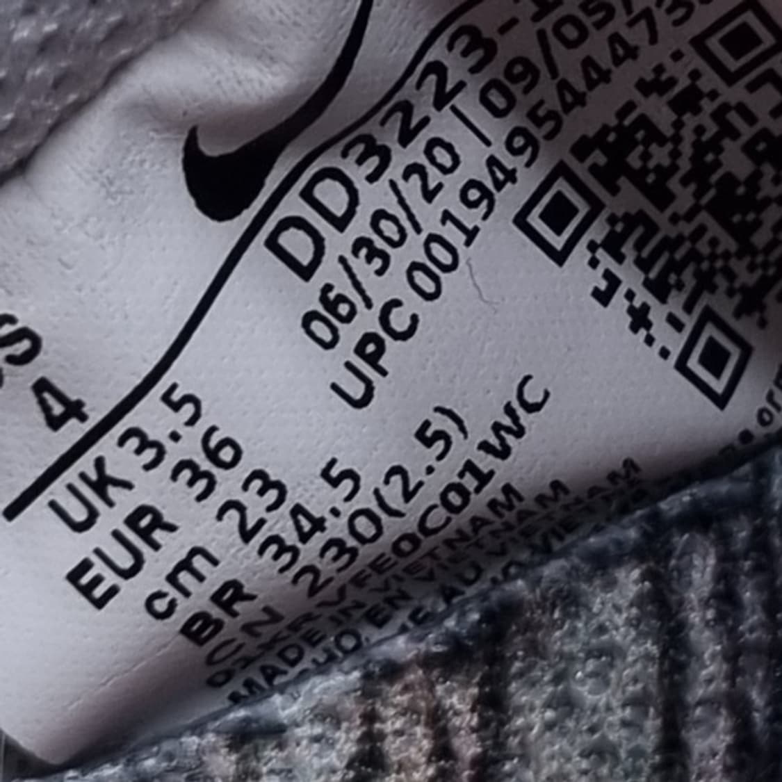 나이키 X 피스마이너스원 여성운동화230 상품이미지6