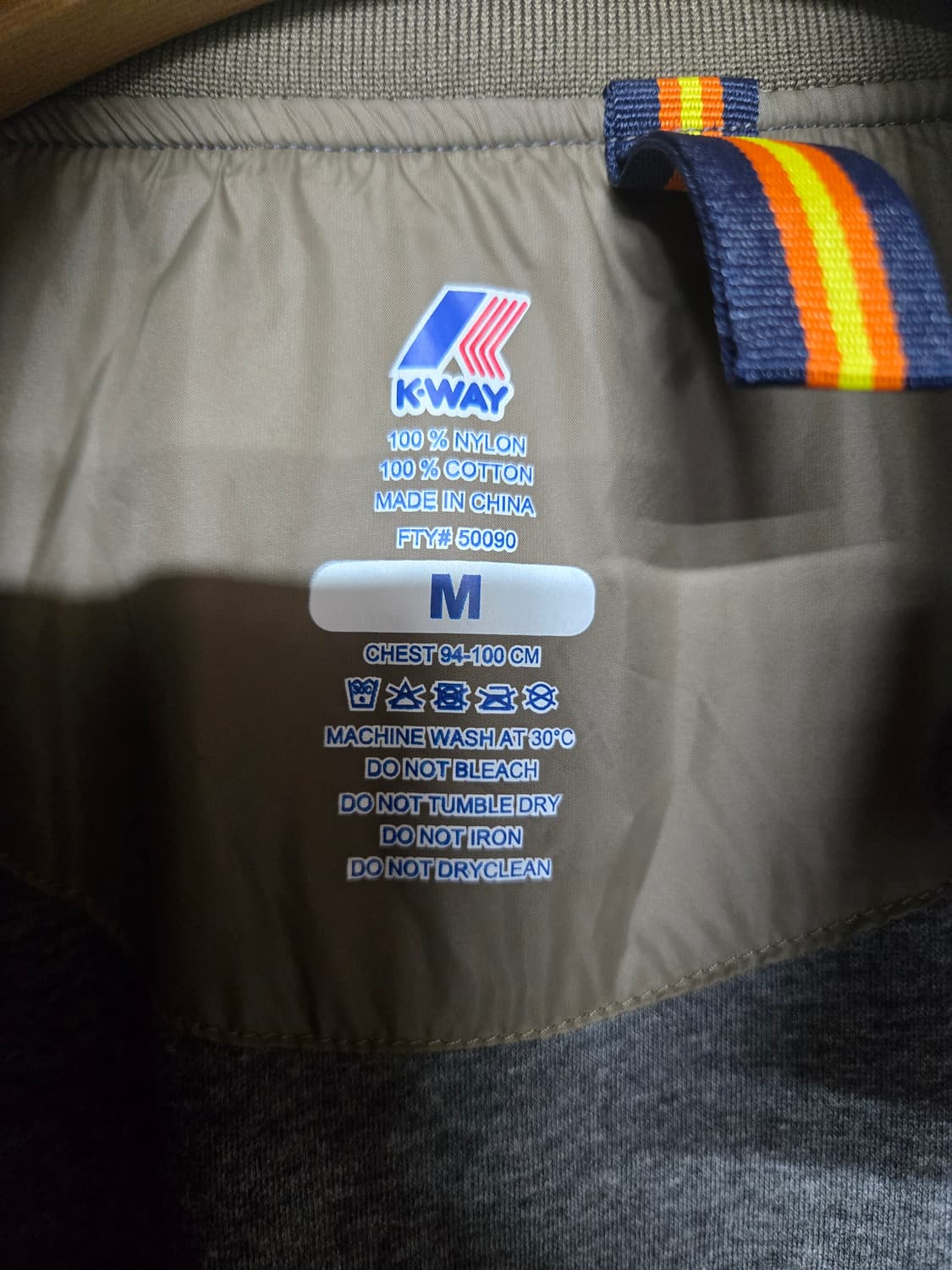 K.Way 까웨 버튼 바람막이 점퍼 M 상품이미지6