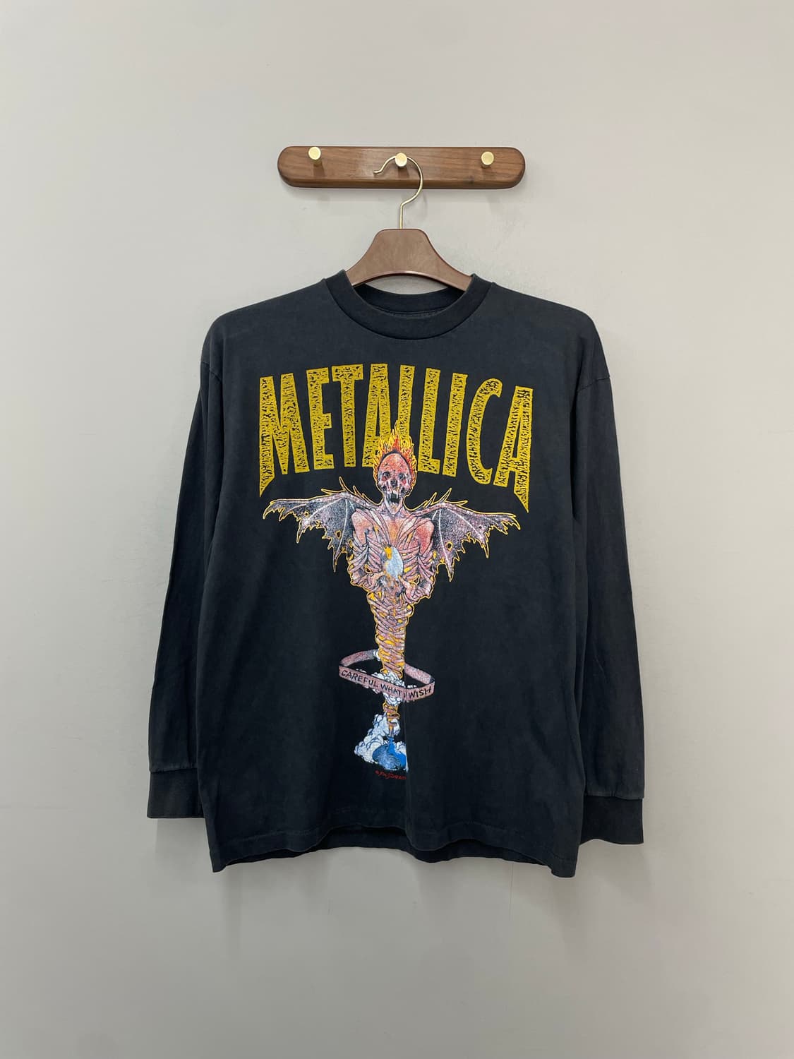 빈티지 메탈리카 King Nothing 아트워크 롱슬리브 H2544 상품이미지2