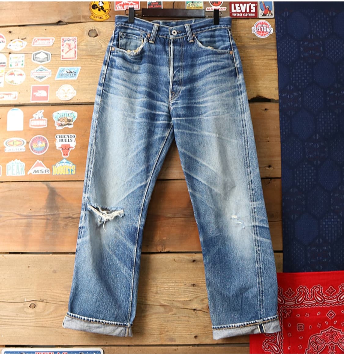 일본판 90s WAREHOUSE 웨어하우스 빈티지 셀비지 데님  29 상품이미지2