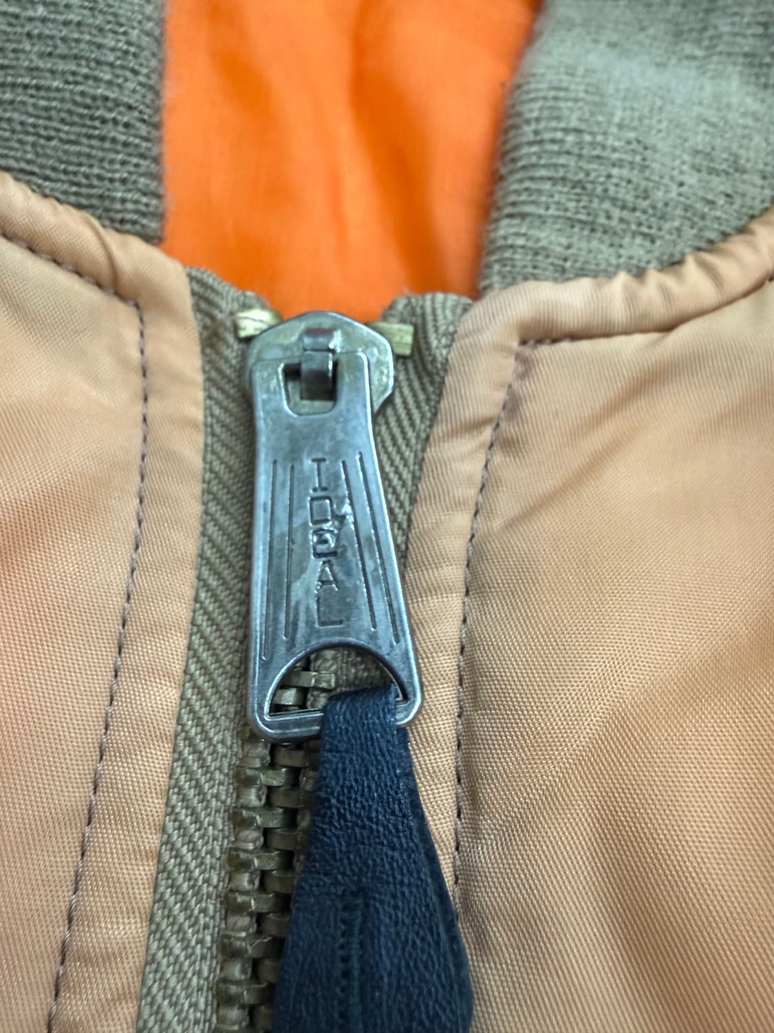 MA-1 vintage IDEAL ZIPPER 상품이미지5