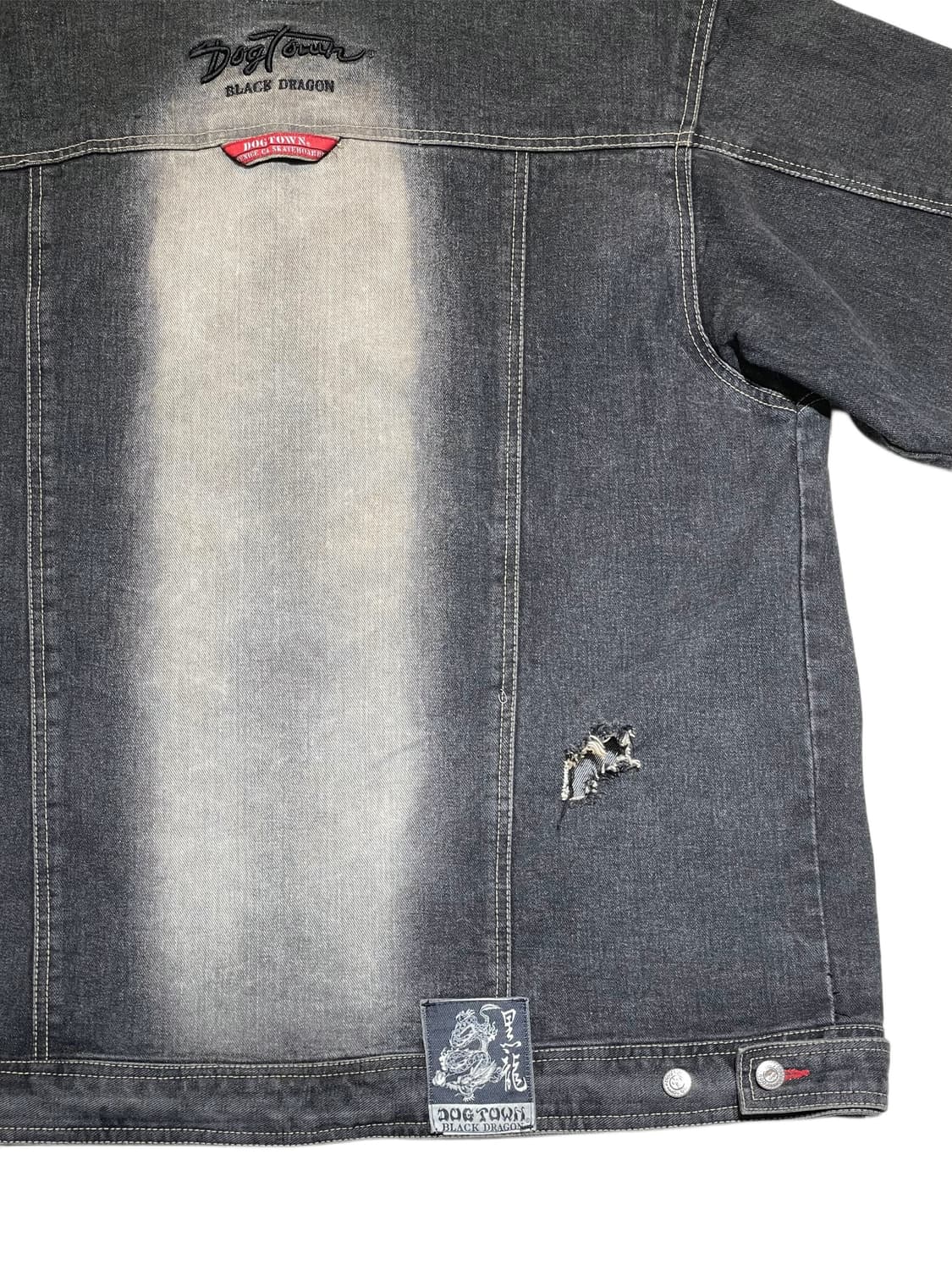 도그타운 워싱 데미지 데님 자켓 상품이미지7