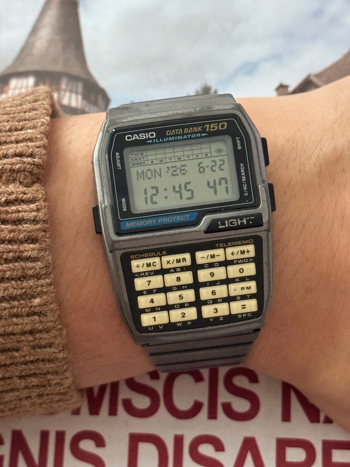 Casio 카시오 데이터 뱅크 DBC-150 1990 상품이미지9