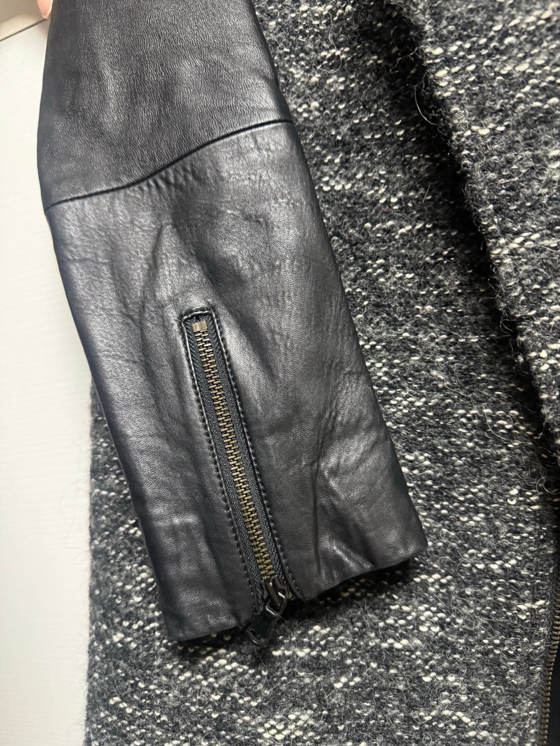 클럽모나코 레더소매 반코트 S 상품이미지4