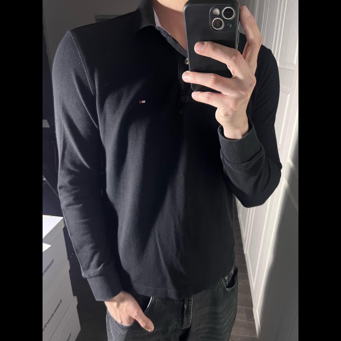 [95] TOMMY 타미힐피거 긴팔 카라티 상품이미지1