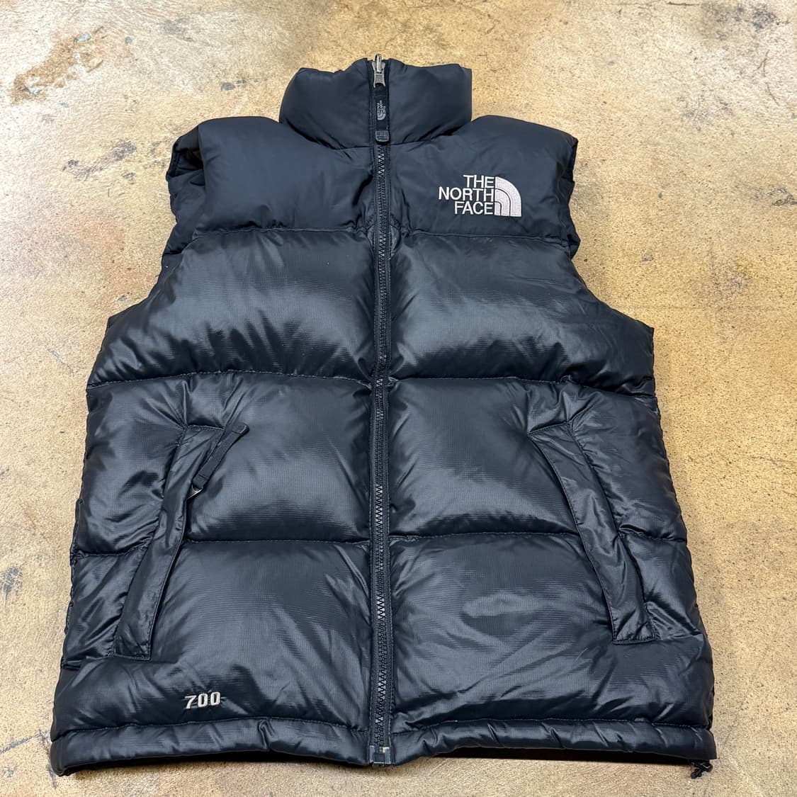 [정품/85] 노스페이스 블랙 패딩 조끼 b14 상품이미지2