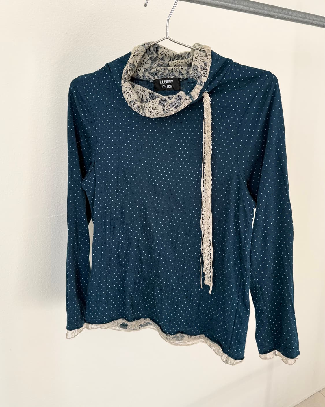 빈티지 도트 티셔츠 상품이미지1